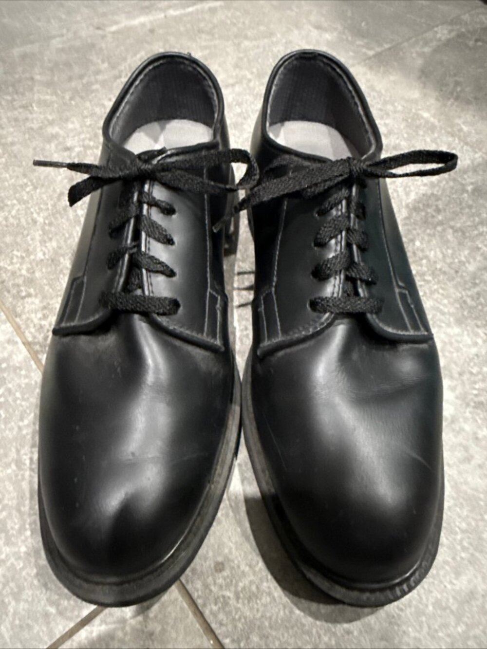 Altama Military Work Dress Oxford Shoes Uniform Men's 9.5D Black Leather E00968C
